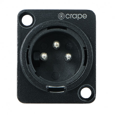 Crape Nexum D-Type XLR Male - Black