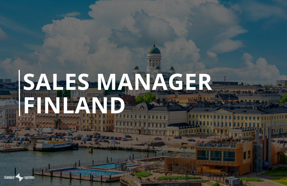 ARE YOU OUR NEW SALES MANAGER IN FINLAND? 